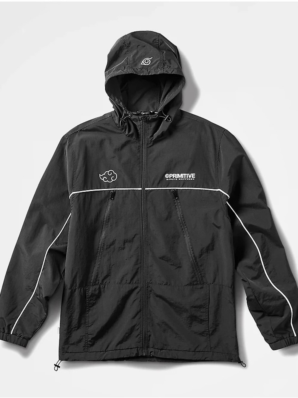 Primitive Black and White Graphic Windbreaker - Picture 2 of 10